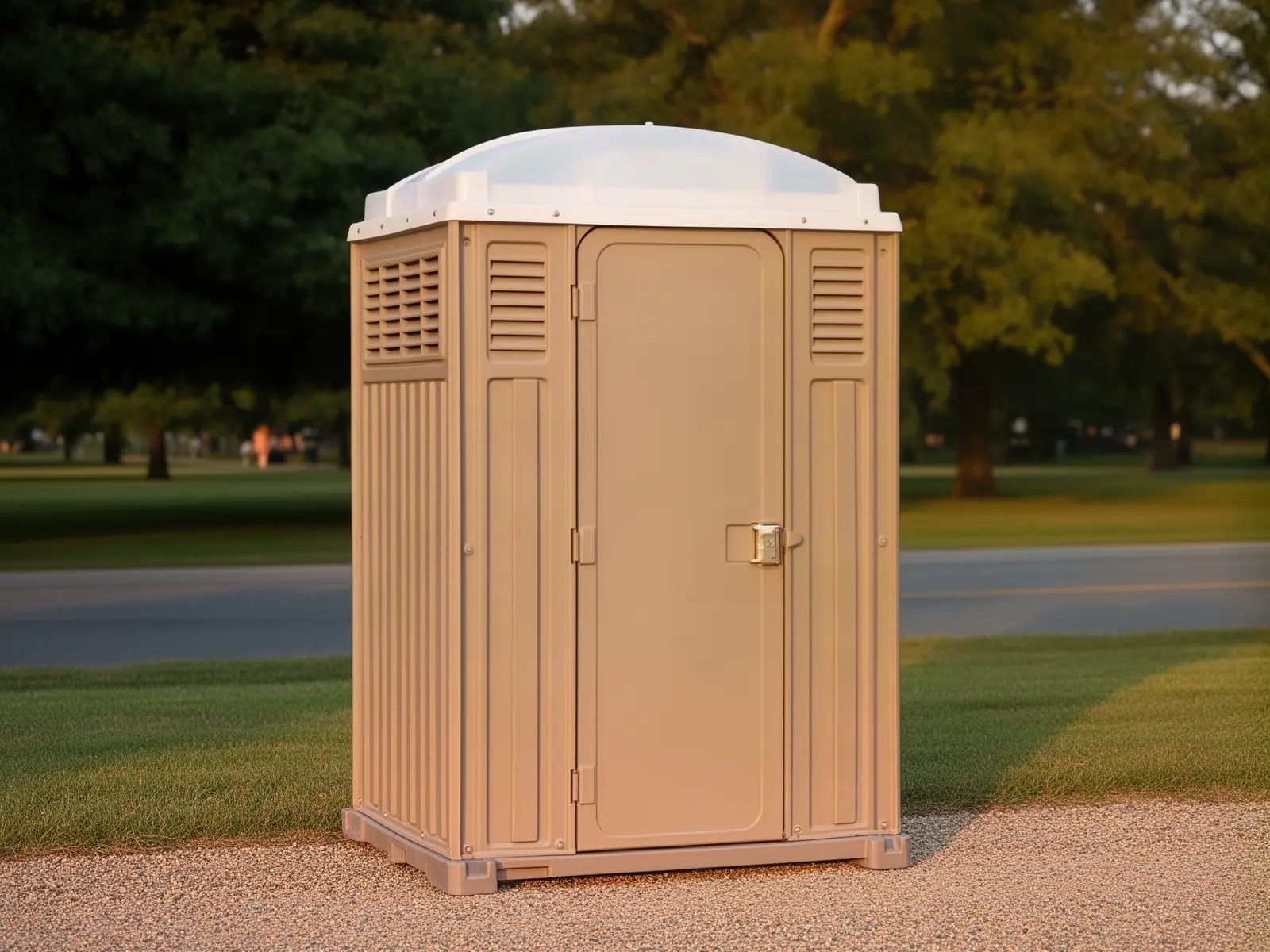Clean porta potty unit from Murray & Mixon Porta Potty Rental in Revere, MA